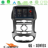 Cadence qg Series 8core Android13 4+64gb Ford Ranger 2012-2016 Navigation Multimedia Tablet 9 u-qg-Fd0902