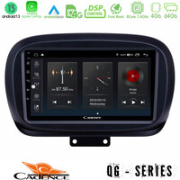 Cadence qg Series 8core Android13 4+64gb Fiat 500x Navigation Multimedia Tablet 9 u-qg-Ft230