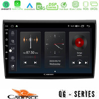 Cadence qg Series 8core Android13 4+64gb Fiat Bravo Navigation Multimedia Tablet 9 u-qg-Ft724