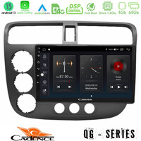 Cadence qg Series 8core Android13 4+64gb Honda Civic 2001-2005 Navigation Multimedia Tablet 9 u-qg-Hd174n