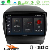 Cadence qg Series 8core Android13 4+64gb Hyundai Ix35 Auto a/c Navigation Multimedia Tablet 9 u-qg-Hy0029