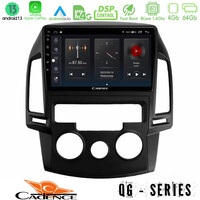 Cadence qg Series 8core Android13 4+64gb Hyundai i30 2007-2012 Manual a/c Navigation Multimedia Tablet 9 u-qg-Hy0799
