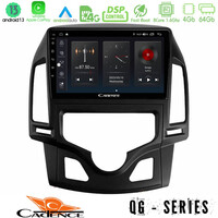 Cadence qg Series 8core Android13 4+64gb Hyundai i30 2007-2012 Auto a/c Navigation Multimedia Tablet 9 u-qg-Hy0800