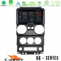 Cadence qg Series 8core Android13 4+64gb Jeep Wrangler 2door 2008-2010 Navigation Multimedia Tablet 9 u-qg-Jp022n