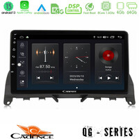 Cadence qg Series 8core Android13 4+64gb Mercedes c Class W204 Navigation Multimedia Tablet 9 u-qg-Mb0842