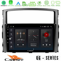 Cadence qg Series 8core Android13 4+64gb Mitsubishi Pajero 2008-2009 Navigation Multimedia Tablet 9 u-qg-Mt0557