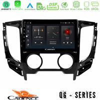 Cadence qg Series 8core Android13 4+64gb Mitsubishi L200 2016-&Gt; &Amp; Fiat Fullback (Manual A/c) Navigation Multimedia Tablet 9 u-qg-Mt0620