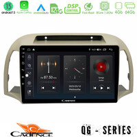 Cadence qg Series 8core Android13 4+64gb Nissan Micra k12 2002-2010 Navigation Multimedia Tablet 9 u-qg-Ns0012