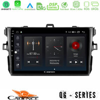 Cadence qg Series 8core Android13 4+64gb Toyota Corolla 2007-2012 Navigation Multimedia Tablet 9 u-qg-Ty0502