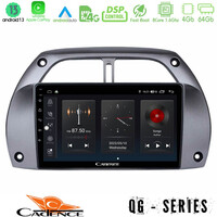 Cadence qg Series 8core Android13 4+64gb Toyota Rav4 2001 - 2006 Navigation Multimedia Tablet 9 u-qg-Ty0953