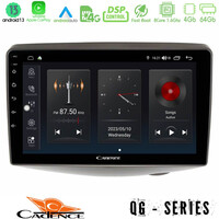 Cadence qg Series 8core Android13 4+64gb Toyota Yaris 1999 - 2006 Navigation Multimedia Tablet 9 u-qg-Ty1047