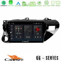Cadence qg Series 8core Android13 4+64gb Toyota Hilux 2017-2021 Navigation Multimedia Tablet 10 u-qg-Ty600