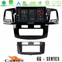 Cadence qg Series 8core Android13 4+64gb Toyota Hilux 2007-2011 Navigation Multimedia Tablet 9 u-qg-Ty666