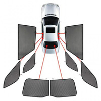 PVC.MB-GLCC-5-A ΚΟΥΡΤΙΝΑΚΙΑ ΜΑΡΚΕ CAR SHADES ΓΙΑ MERCEDES GLC COUPE 5D 2016-2022- 8 ΤΕΜ.