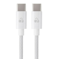 POWERTECH καλώδιο USB-C PTR-0183, 60W, 480Mbps, 1m, λευκό