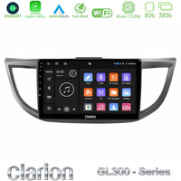 Clarion Gl300 Series 4core Android11 2+32gb Honda crv 2012-2017 Navigation Multimedia Tablet 9 με Carplay &Amp; Android Auto u-gl3-Hd0012