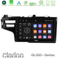 Clarion Gl300 Series 4core Android11 2+32gb Honda Jazz 2013-2020 Navigation Multimedia Tablet 9 με Carplay &Amp; Android Auto u-gl3-Hd0651