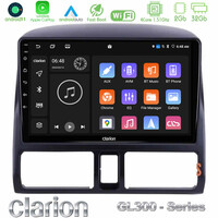 Clarion Gl300 Series 4core Android11 2+32gb Honda crv 2002-2006 Navigation Multimedia Tablet 9 με Carplay &Amp; Android Auto u-gl3-Hd0873