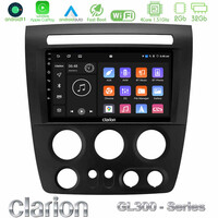 Clarion Gl300 Series 4core Android11 2+32gb Hummer h3 2005-2009 Navigation Multimedia Tablet 9 με Carplay &Amp; Android Auto u-gl3-Hu003n