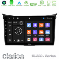Clarion Gl300 Series 4core Android11 2+32gb Hyundai i30 2012-2017 Navigation Multimedia Tablet 9 με Carplay &Amp; Android Auto u-gl3-Hy0833