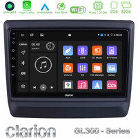 Clarion Gl300 Series 4core Android11 2+32gb Isuzu d-max 2020-2023 Navigation Multimedia Tablet 9 με Carplay &Amp; Android Auto u-gl3-Iz715