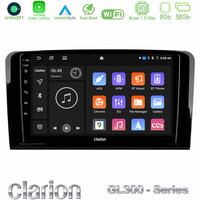 Clarion Gl300 Series 4core Android11 2+32gb Mercedes Ml/gl Class Navigation Multimedia Tablet 9 με Carplay &Amp; Android Auto u-gl3-Mb0761