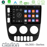 Clarion Gl300 Series 4core Android11 2+32gb Mercedes ml Class 1998-2005 Navigation Multimedia Tablet 9 με Carplay &Amp; Android Auto u-gl3-Mb1418
