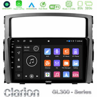Clarion Gl300 Series 4core Android11 2+32gb Mitsubishi Pajero 2008-2009 Navigation Multimedia Tablet 9 με Carplay &Amp; Android Auto u-gl3-Mt0557