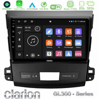 Clarion Gl300 Series 4core Android11 2+32gb Mitsubishi Outlander/citroen c-Crosser/peugeot 4007 Navigation Multimedia Tablet 9 με Carplay &Amp; Android Auto u-gl3-Mt662