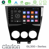 Clarion Gl300 Series 4core Android11 2+32gb Mazda rx8 2008-2012 Navigation Multimedia Tablet 9 με Carplay &Amp; Android Auto u-gl3-Mz0452