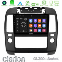 Clarion Gl300 Series 4core Android11 2+32gb Nissan Navara Navigation Multimedia Tablet 9 με Carplay &Amp; Android Auto u-gl3-Ns0900