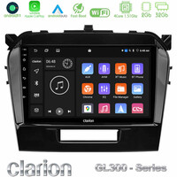 Clarion Gl300 Series 4core Android11 2+32gb Suzuki Vitara 2015-2021 Navigation Multimedia Tablet 9 με Carplay &Amp; Android Auto u-gl3-Sz0162