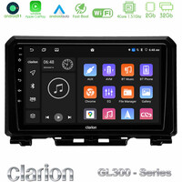 Clarion Gl300 Series 4core Android11 2+32gb Suzuki Jimny 2018-2022 Navigation Multimedia Tablet 9 με Carplay & Android Auto u-gl3-Sz0546