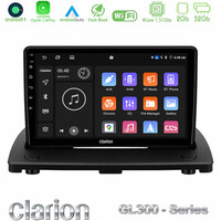 Clarion Gl300 Series 4core Android11 2+32gb Volvo Xc90 2006-2014 Navigation Multimedia Tablet 9 με Carplay & Android Auto u-gl3-Vl0976