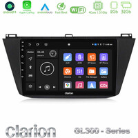 Clarion Gl300 Series vw Tiguan 2016-2022 4core Android11 2+32gb Navigation Multimedia Tablet 10″ με Carplay & Android Auto u-gl3-Vw0082