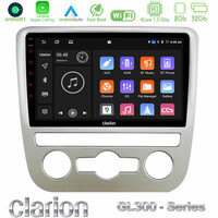 Clarion Gl300 Series 4core Android11 2+32gb vw Scirocco 2008 – 2014 Navigation Multimedia Tablet 9 με Carplay & Android Auto u-gl3-Vw092n