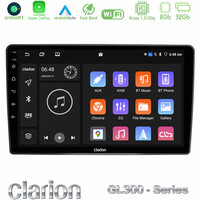 Clarion Gl300 Series 4core Android11 2+32gb vw Passat Navigation Multimedia Tablet 9 με Carplay & Android Auto u-gl3-Vw095n