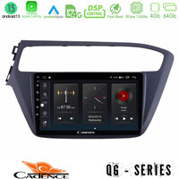 Cadence qg Series 8core Android13 4+64gb Hyundai i20 2018-2020 Navigation Multimedia Tablet 9 u-qg-Hy1961
