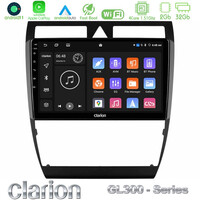 Clarion Gl300 Series 4core Android11 2+32gb Audi a6 (C5) 1997-2004 Navigation Multimedia Tablet 9 με Carplay &Amp; Android Auto u-gl3-Au0857