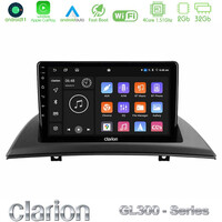Clarion Gl300 Series 4core Android11 2+32gb bmw e83 Navigation Multimedia Tablet 9 με Carplay &Amp; Android Auto u-gl3-Bm0780