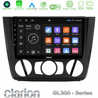 Clarion Gl300 Series 4core Android11 2+32gb bmw 1series E81/e82/e87/e88 (Manual A/c) Navigation Multimedia Tablet 9 με Carplay &Amp; Android Auto u-gl3-Bm1011