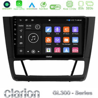 Clarion Gl300 Series 4core Android11 2+32gb bmw 1series E81/e82/e87/e88 (Auto A/c) Navigation Multimedia Tablet 9 με Carplay &Amp; Android Auto u-gl3-Bm1012
