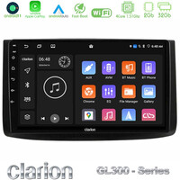 Clarion Gl300 Series 4core Android11 2+32gb Chevrolet Aveo 2006-2010 Navigation Multimedia Tablet 9 με Carplay &Amp; Android Auto u-gl3-Cv0725