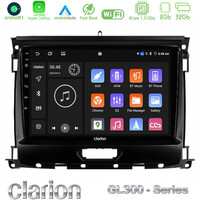 Clarion Gl300 Series 4core Android11 2+32gb Ford Ranger 2017-2022 Navigation Multimedia Tablet 9 με Carplay &Amp; Android Auto u-gl3-Fd0631