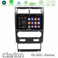 Clarion Gl300 Series 4core Android11 2+32gb Ford Mondeo 2004-2007 Navigation Multimedia Tablet 9 με Carplay &Amp; Android Auto u-gl3-Fd1064