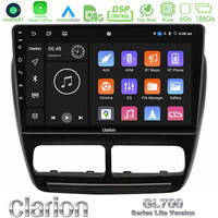 Clarion Gl700 Lite Series 8core Android11 6+128gb Fiat Doblo / Opel Combo 2010-2014 Navigation Multimedia Tablet 9 με Carplay &Amp; Android Auto u-G76l-Ft1032
