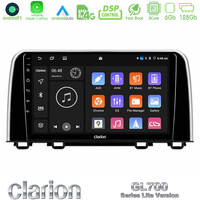 Clarion Gl700 Lite Series 8core Android11 6+128gb Honda cr-v 2019-&Gt; Navigation Multimedia Tablet 10 με Carplay &Amp; Android Auto u-G76l-Hd0160