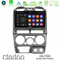 Clarion Gl700 Lite Series 8core Android11 6+128gb Isuzu d-max 2007-2011 Navigation Multimedia Tablet 9 με Carplay &Amp; Android Auto u-G76l-Iz0770