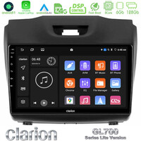 Clarion Gl700 Lite Series 8core Android11 6+128gb Isuzu d-max 2012-2019 Navigation Multimedia Tablet 9 με Carplay &Amp; Android Auto u-G76l-Iz588