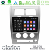Clarion Gl700 Lite Series 8core Android11 6+128gb Jeep Cherokee (Kk) 2008-2012 Navigation Multimedia Tablet 10 με Carplay &Amp; Android Auto u-G76l-Jp1618